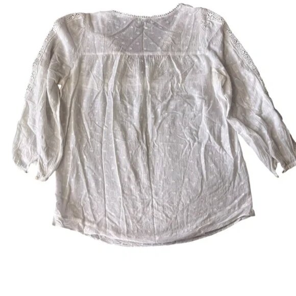 Gerard Darel Cream Blouse Size 36 - Picture 5 of 6